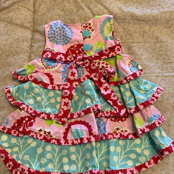 Jelly the Pug Sleeveless Ruffled Dress-size 12 mo. - Picture 4 of 6